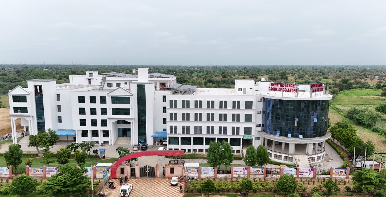 Main campus building of Mahatma Gandhi Group of Colleges, Sikar